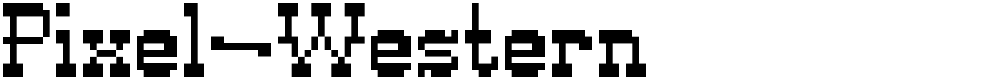 Pixel-Western