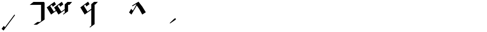 Tengwar Noldor-A