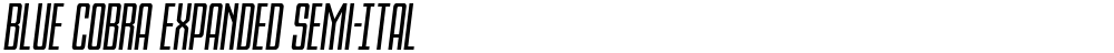 Blue Cobra Expanded Semi-Ital