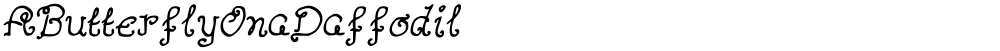 AButterflyOnaDaffodil