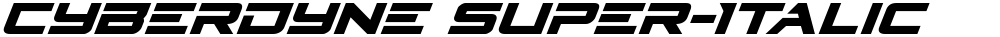Cyberdyne Super-Italic