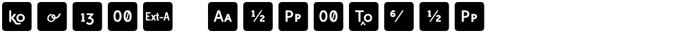 Icons OpenType