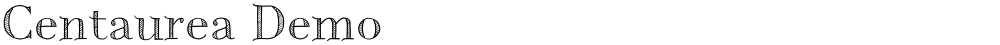 Centaurea Demo