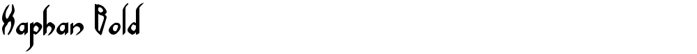 Xaphan Bold