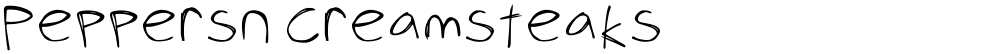 Peppersn Creamsteaks