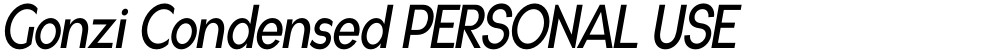 Gonzi Condensed PERSONAL USE