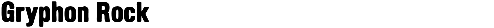 Gryphon Rock