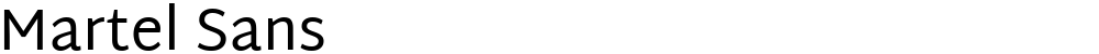 Martel Sans