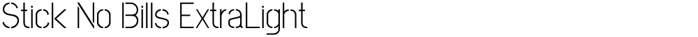 Stick No Bills ExtraLight