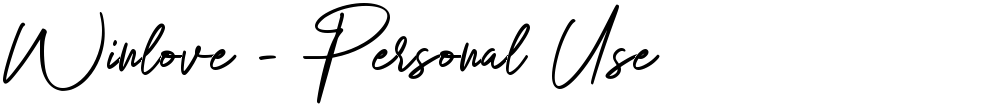 Winlove - Personal Use