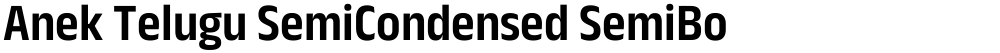 Anek Telugu SemiCondensed SemiBold