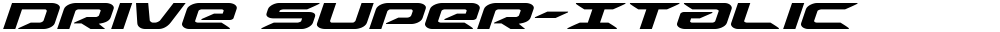 Drive Super-Italic