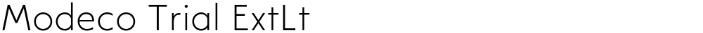 Modeco Trial ExtLt