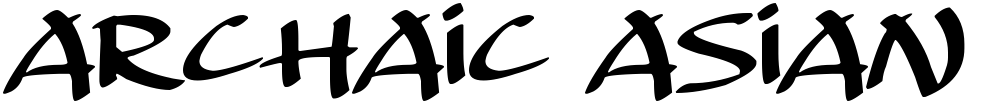 Archaic Asian Inks