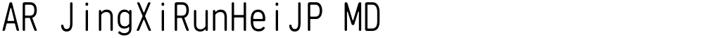 AR JingXiRunHeiJP MD