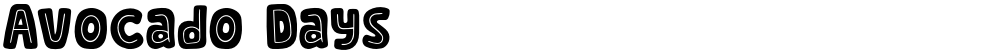 Avocado Days
