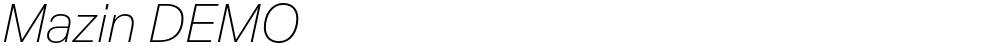 Mazin DEMO