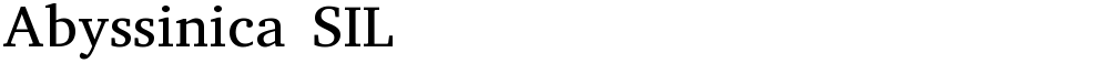 Abyssinica SIL