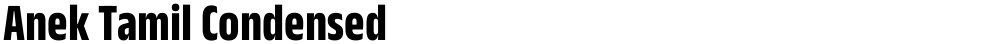 Anek Tamil Condensed