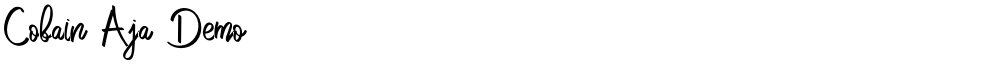 Cobain Aja Demo