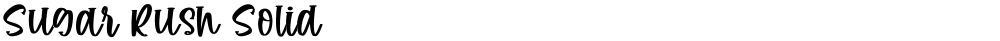 Sugar Rush Solid