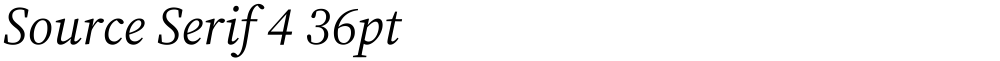 Source Serif 4 36pt