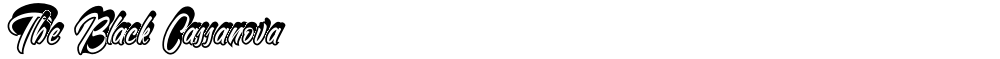 The Black Cassanova