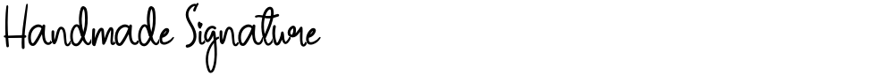 Handmade Signature