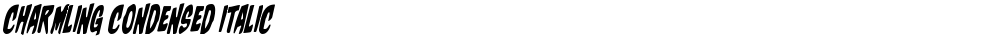 Charmling Condensed Italic