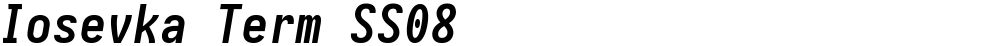 Iosevka Term SS08