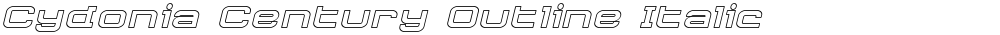 Cydonia Century Outline Italic