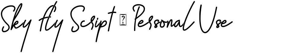 Sky Fly Script - Personal Use