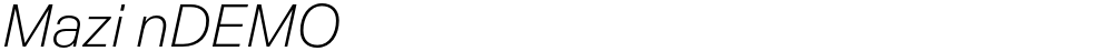 Mazi nDEMO