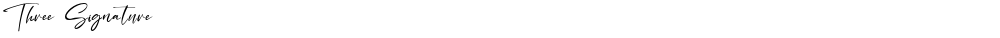 Three Signature