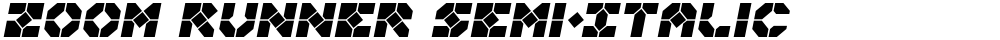 Zoom Runner Semi-Italic