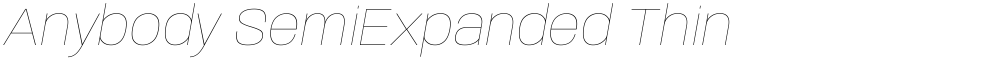 Anybody SemiExpanded Thin