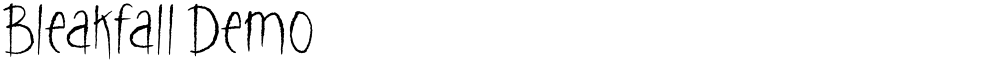 Bleakfall Demo