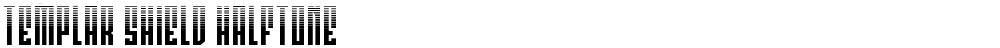 Templar Shield Halftone