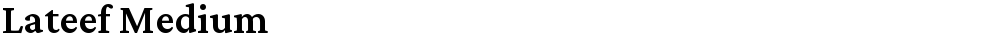 Lateef Medium