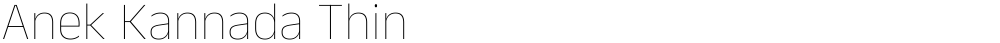 Anek Kannada Thin
