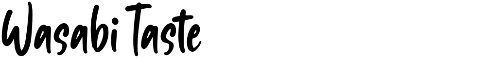 Wasabi Taste