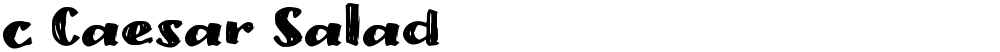 c Caesar Salad