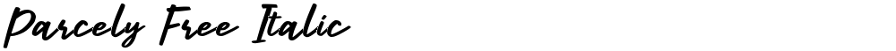 Parcely Free Italic