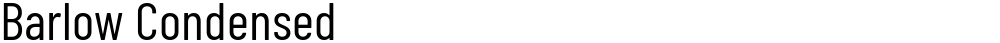 Barlow Condensed