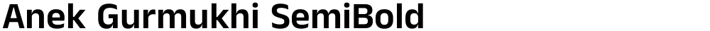 Anek Gurmukhi SemiBold