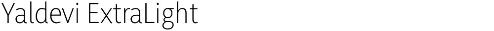 Yaldevi ExtraLight