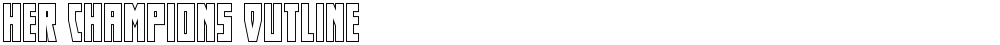 Her Champions Outline