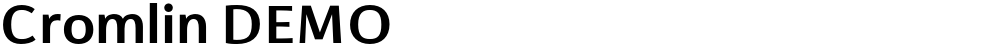 Cromlin DEMO