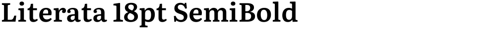 Literata 18pt SemiBold
