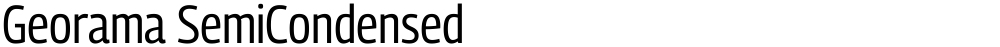 Georama SemiCondensed